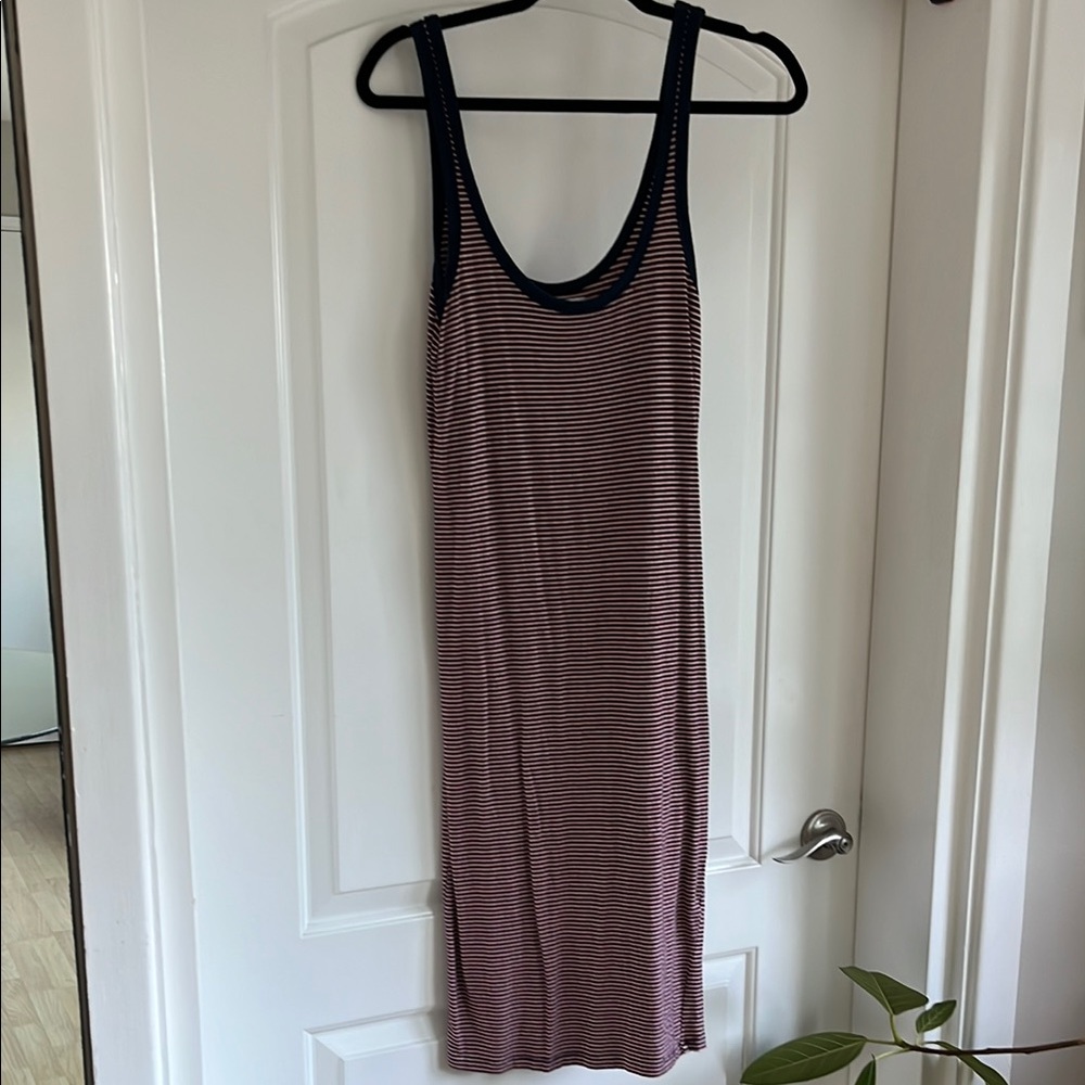 Form fitting striped dress